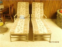 Pair of Chaise Lounges