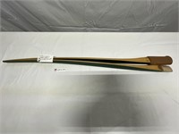 Two-piece longbow total length 5'6" Wt. 40#