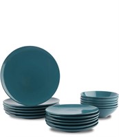 New Amazon Basics 18-Piece Stoneware Dinnerware