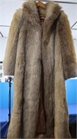 Jordache Full Length Fur Coat Med to Large