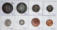 Lot of 8  Replica Vintage Greek coins