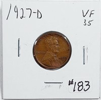 1927-D  Lincoln Cent   VF-35