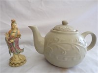 Ceramic Teapot,Hindue Statue