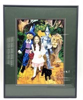 The Wizard of Oz Print, Framed and Matted 16.5” c