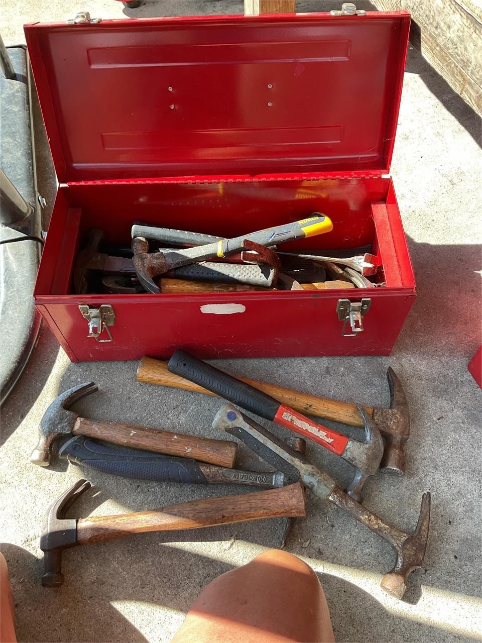 Tool box full of hammers