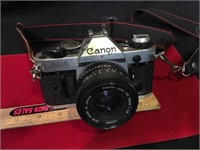 Canon AE-1 35mm Camera w/Canon FD 50mm