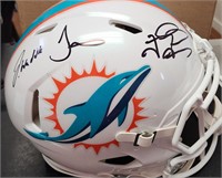 Signed Helmet by Tagovailoa/Hill/Waddle COA BGS