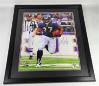 RAY RICE AUTOGRAPHED PRINT FRAMED