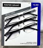 Foster Grant Design Optics Eyewear +2.50