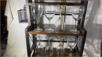 Wine Glasses (12) with Stand 17x20