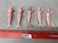 Lot of Vintage  Small Toy Mermaids