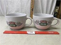 Pair of "Friends" Central Perk Soup Mugs