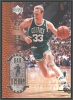 Shiny Embossed Larry Bird Boston Celtics