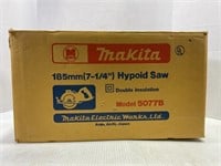 MAKITA MODEL 5077B HYPOID SAW IN ORIGINAL BOX