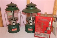 2 Coleman Gas Lanterns: