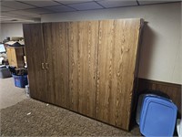 2 Wooden Storage Cabinets