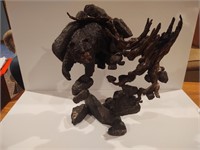 Bronze Bear Sculpture "Awake and Hungry"