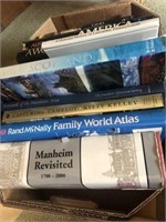 Books and World Atlas