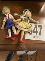 (2) Wooden Dolls (R1)