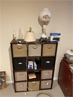 Organizer and Lamps