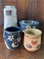 Four Country Studio Pottery Pieces