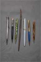 Lot of 7 Pens and Mechanical Pencils