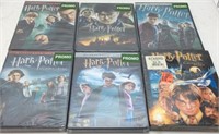 (6) SEALED HARRY POTTER DVDS