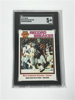 1979 Topps Walter Payton Record Breaker SGC 5