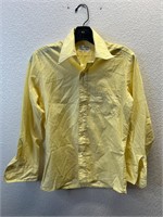 Vintage JC Penney Yellow Button Up Shirt 70s