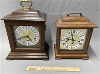 2 Bracket Clocks; Hamilton & Trend