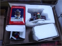 Dept 56 Cars 2 Mater, Bedford Falls figurines, and