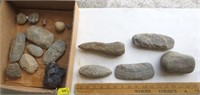 Various artifacts/rocks