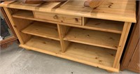 Low Pine Open Bookcase