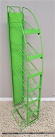 NEON GREEN METAL DISPLAY STAND