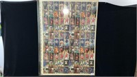 92 93 Classic Gold 4 Sport Uncut Sheets w COA