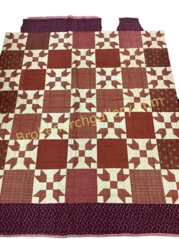 Hand Stitch Block Country Quilt