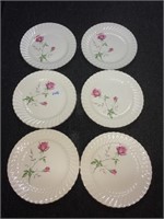 Garden roses plates (6)
