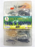 NOS Luck “E” Strike Swim ‘N’ Minnow Kit 11” x 7”