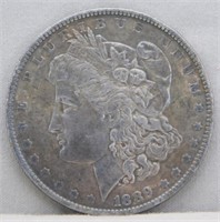 1889 Morgan Silver Dollar.