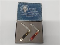 Case XX commemorative set with (2) knives