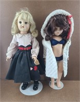 2 Vtg Ideal P-93 Dolls