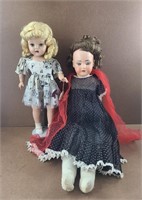 2 Vtg Dolls