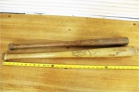 Vintage baseball bats