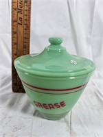 Jadeite Grease Jar