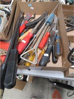 Box Lot: Pry Tools, Slide Hammer