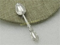 Vintage Spoon Brooch, Silver Tone, 2-5/8"