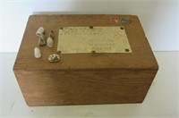 Shipping Box w/Dug Relics