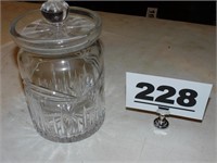 WATERFORD CRYSTAL BISQUIT JAR