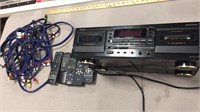 Denon Double Cassette Deck, Remotes, Cords/Wires,