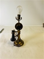 Antique telephone lamp